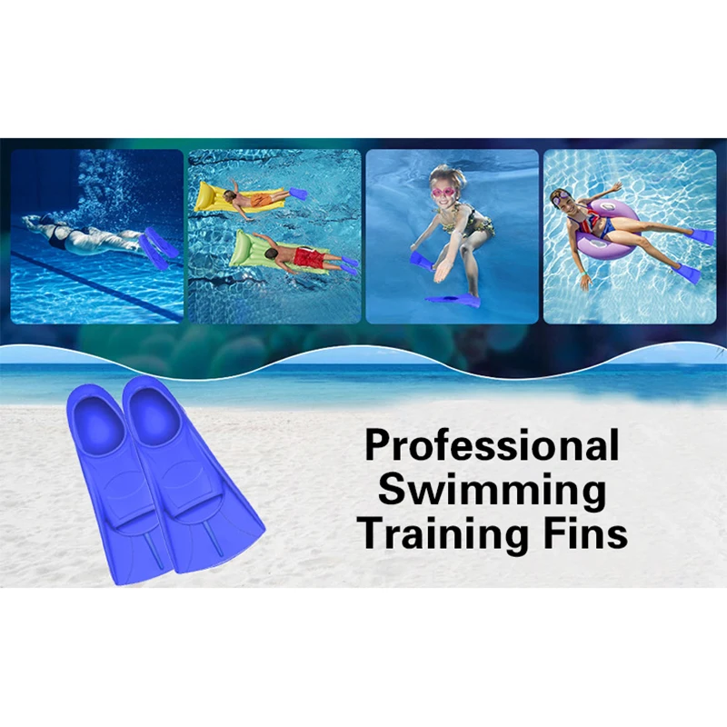 

Swimming Training With Fins Wrapped Around The Feet Design Anti Slip Summer Tourism Diving Frog Shoes