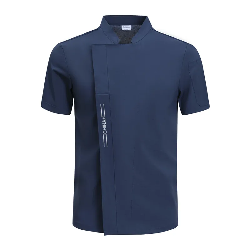 Casaco Chef branco para homens e mulheres, roupas de trabalho, uniformes, camisa, roupas de cozinha, uniformes do hotel, restaurante ocidental, restauração, garçom