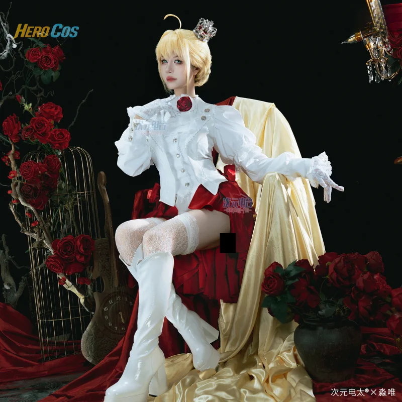 مصير عمل فني إضافي نيرو كلوديوس تأثيري حلي حفلة الهالوين فستان رائع اكسسوارات الدعائم مجموعة كاملة بطل كوس