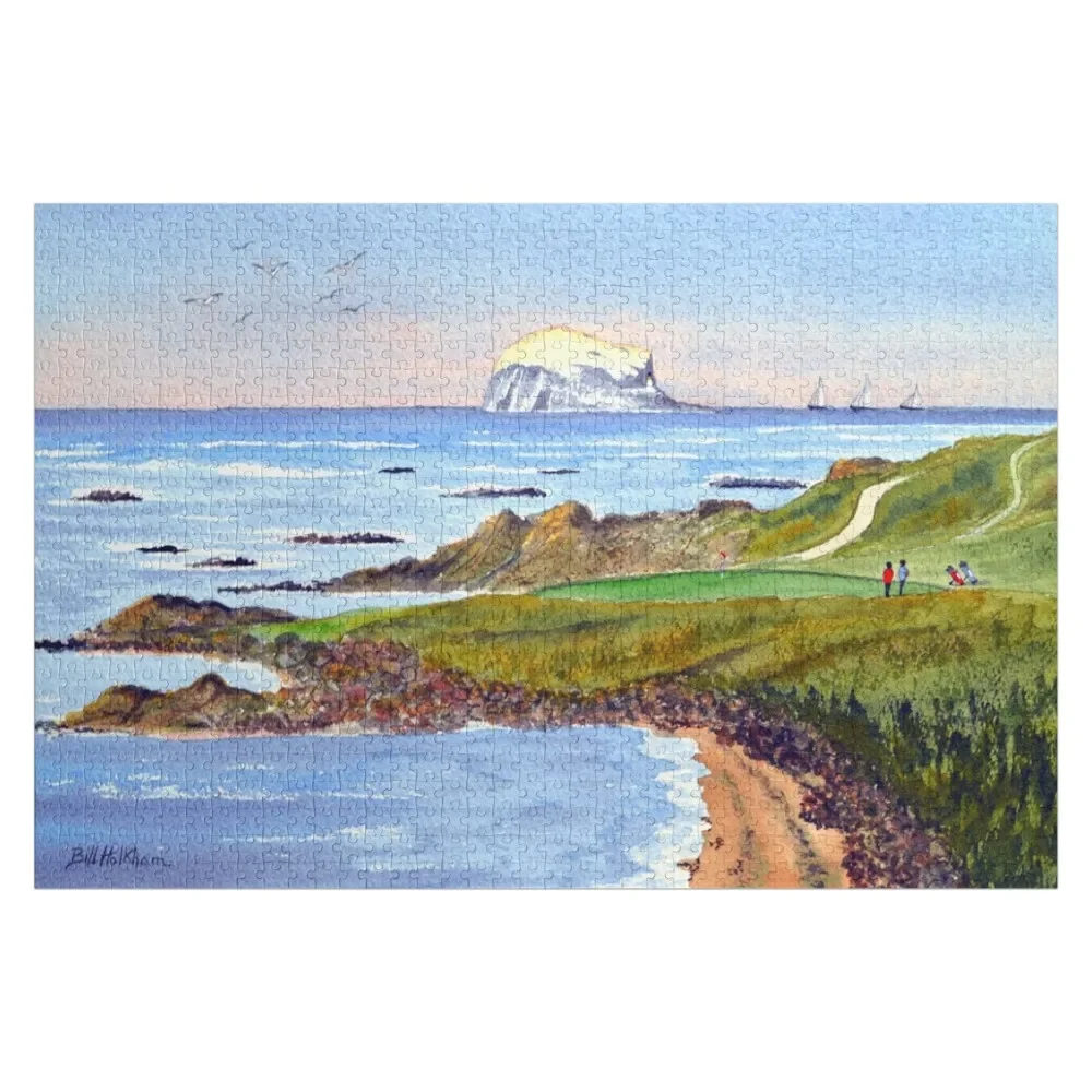 

The Glen Golf Course 13th green North Berwick Scotland Jigsaw Puzzle Picture Wooden Adults Toddler Toys Personalized Puzzle