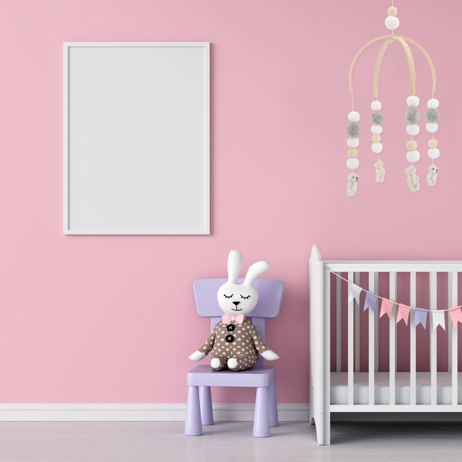 Bear Wind For Hanger For Crib Nursery Room Decoration Newborn Gift Nursery Mobile Crib Girl Mobile Gym