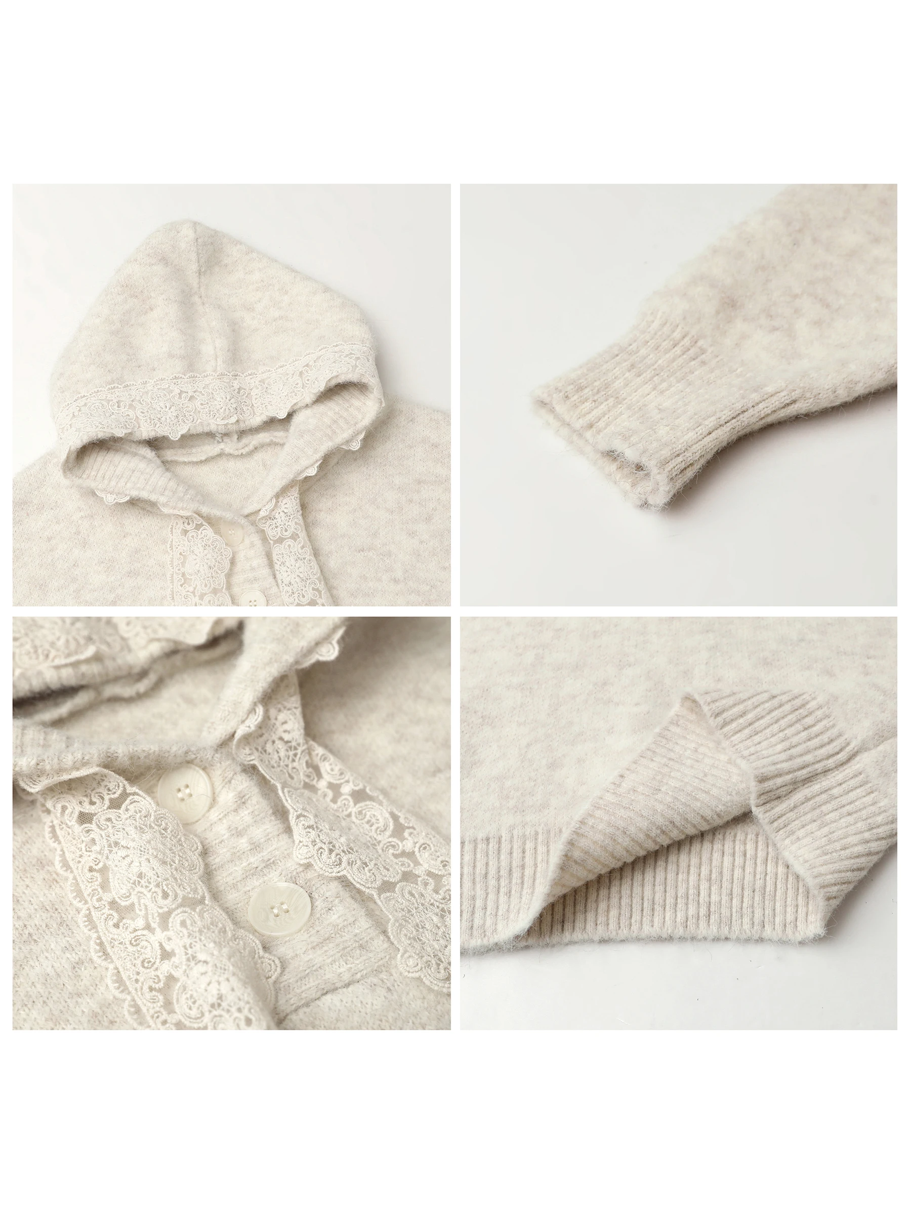 CHIC VEN Fashion Women Sweaters Loose Casual New Hooded Lace Up Design Jumpers Warm Female Top Autumn Winter 2025 Woman Clothes