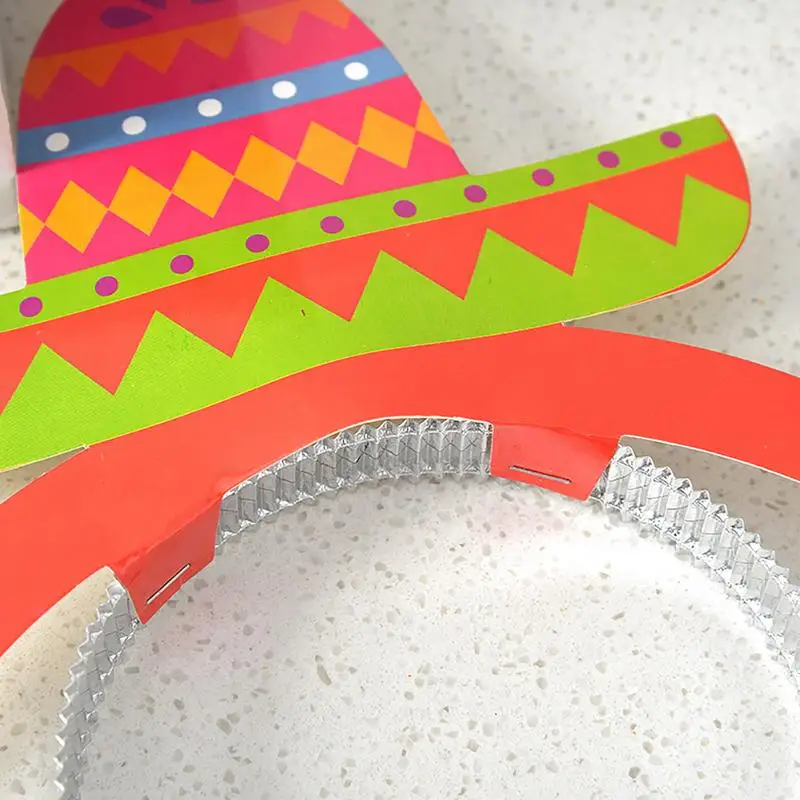 Mini Sombrero Headband Sombreros De Fiesta Mexican Themed Party Decorations accesory Cute Headband for Fiesta Party Supplies