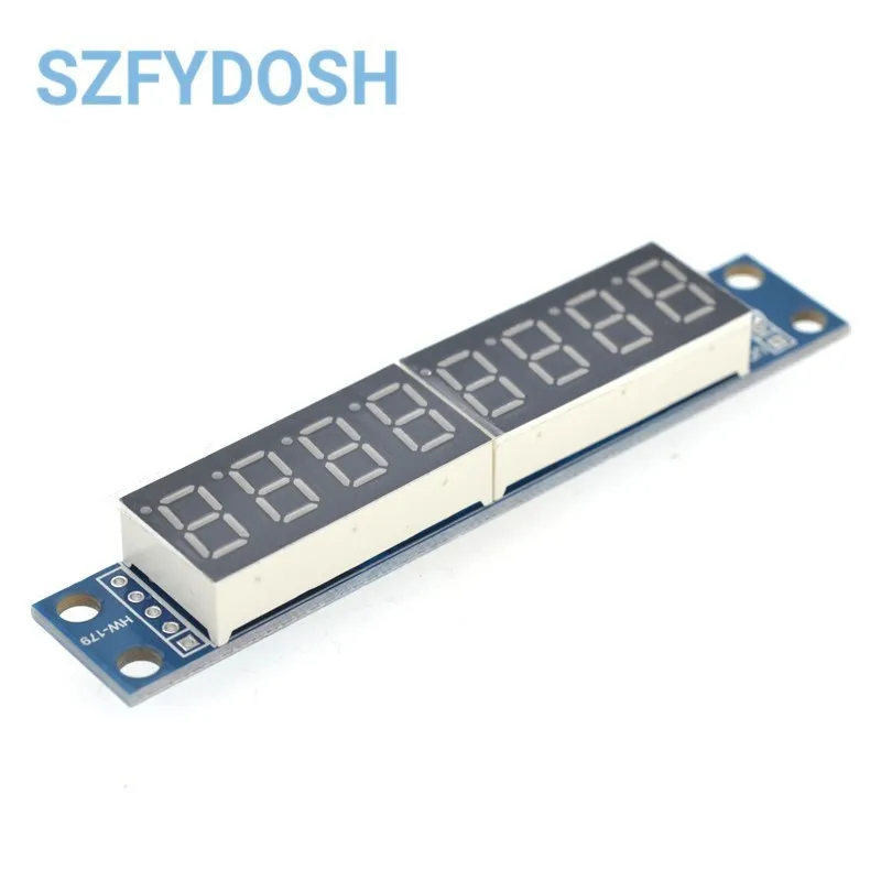 Modulo display a LED a 8 cifre MAX7219 supporto display a LED a cascata 8 bit serial 3 IO port control