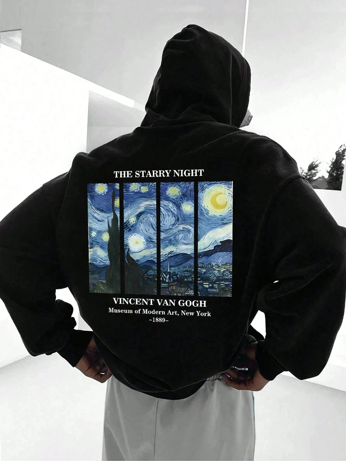 2026 New Unisex Van Gogh The Starry Night Graphic Hoodie Classic Art Painting Aesthetic Streetwear Hooded Sweatshirt