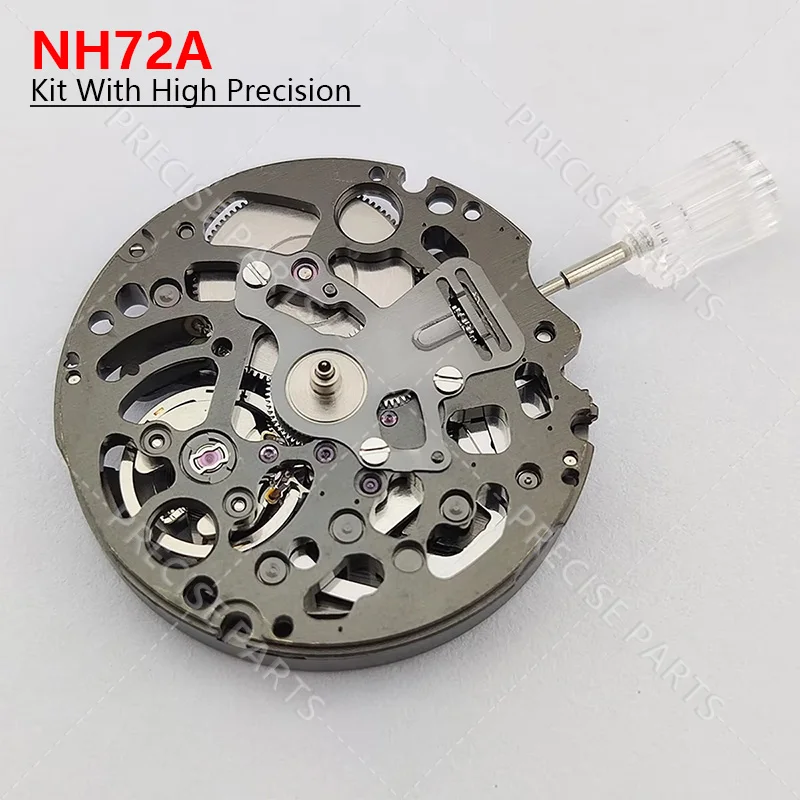 Automatic Mechanical Movement NH72 Watch Accessories Skeleton Watch Replaces High-Precision Watch