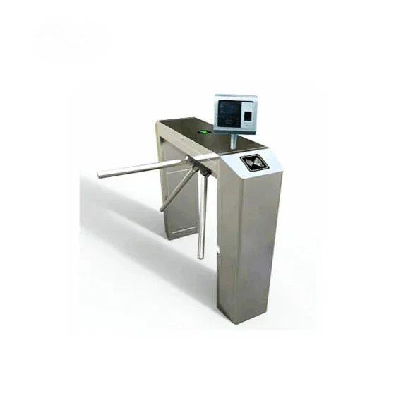 High Quality Turnstile Manufacturer Automatic Security Gate with Thermal Face Recognition Terminal Tripod Turnstile