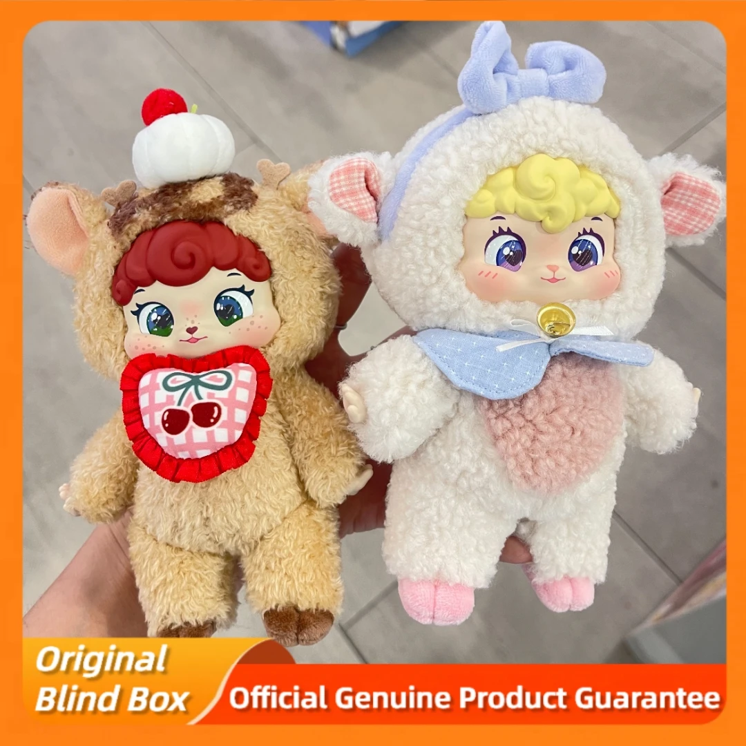 Genuine Puffynose Friends Series Vinyl Plush Blind Box Cute Bag Pendant Doll Collectibles Mystery Box Trends Toys Kids Gift