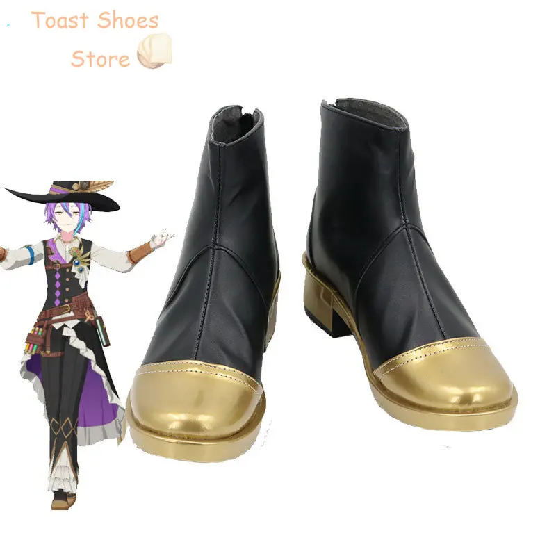 Kamishiro Rui-zapatos de cuero PU para fiesta de Halloween, botas coloridas para escenario, accesorios para disfraces, proyecto de juego, Sekai