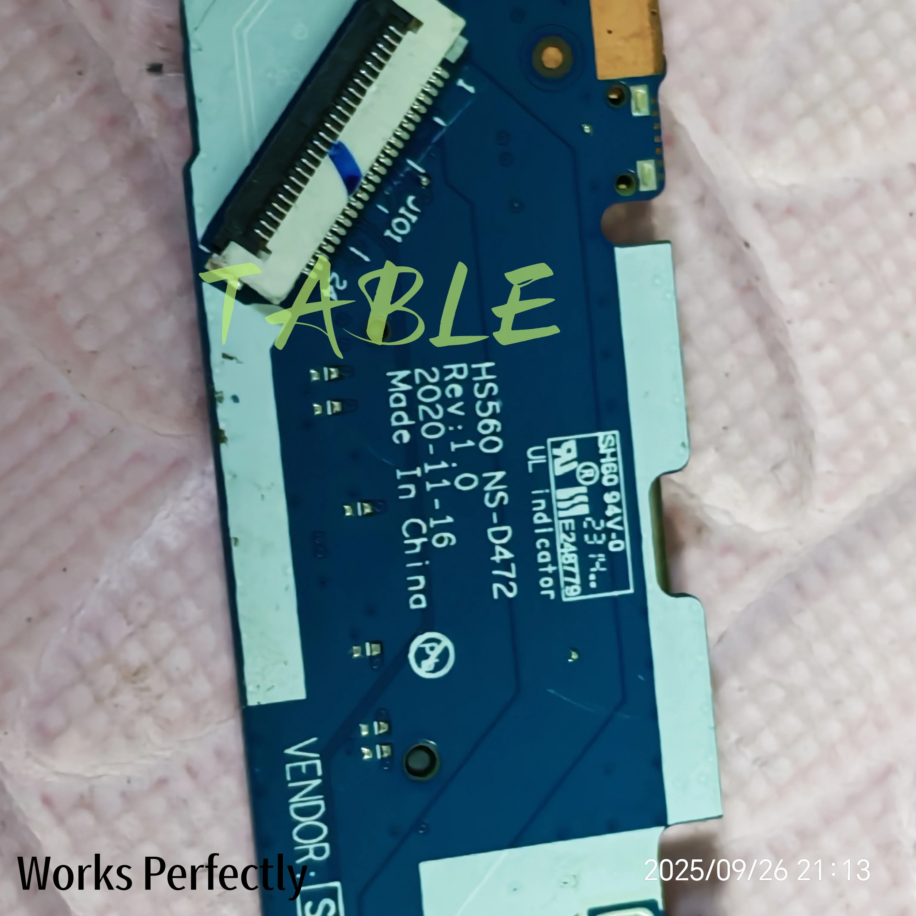 5C50S25174 NS-D472 USB مجلس لينوفو ideapad 3-15ITL6 82H8 استبدال #3