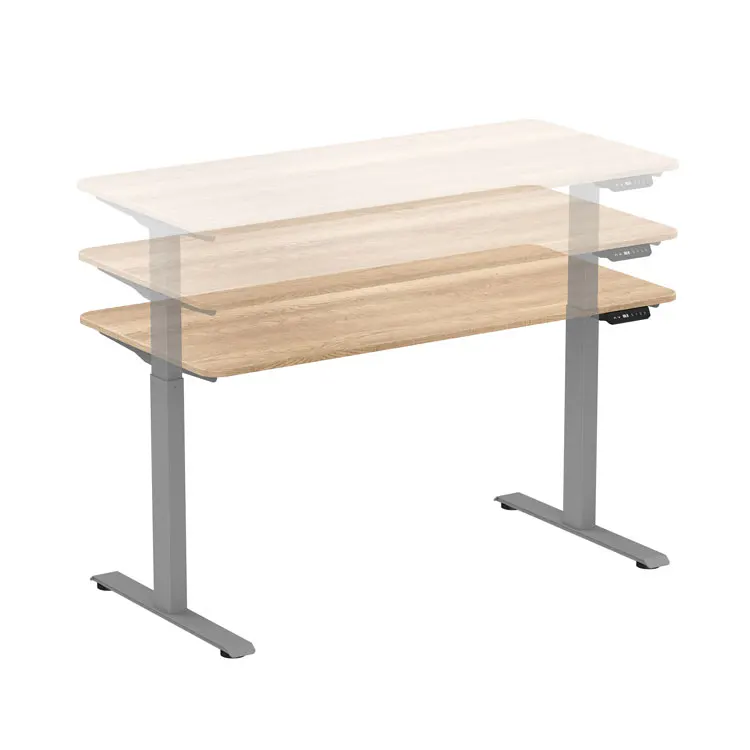 

Economical Office Furniture Automatic Electric Height Adjustable Standing Desk Dual Motor Sit Stand Desk
