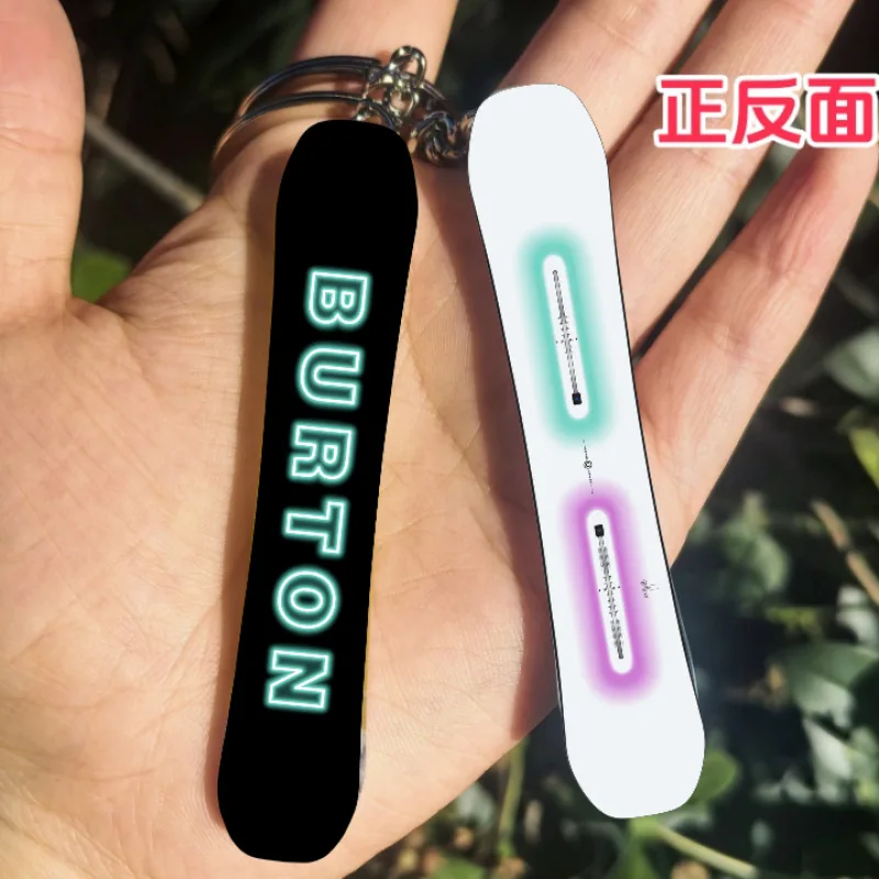 Creative Acrylic Snowboard Keychain Pendant