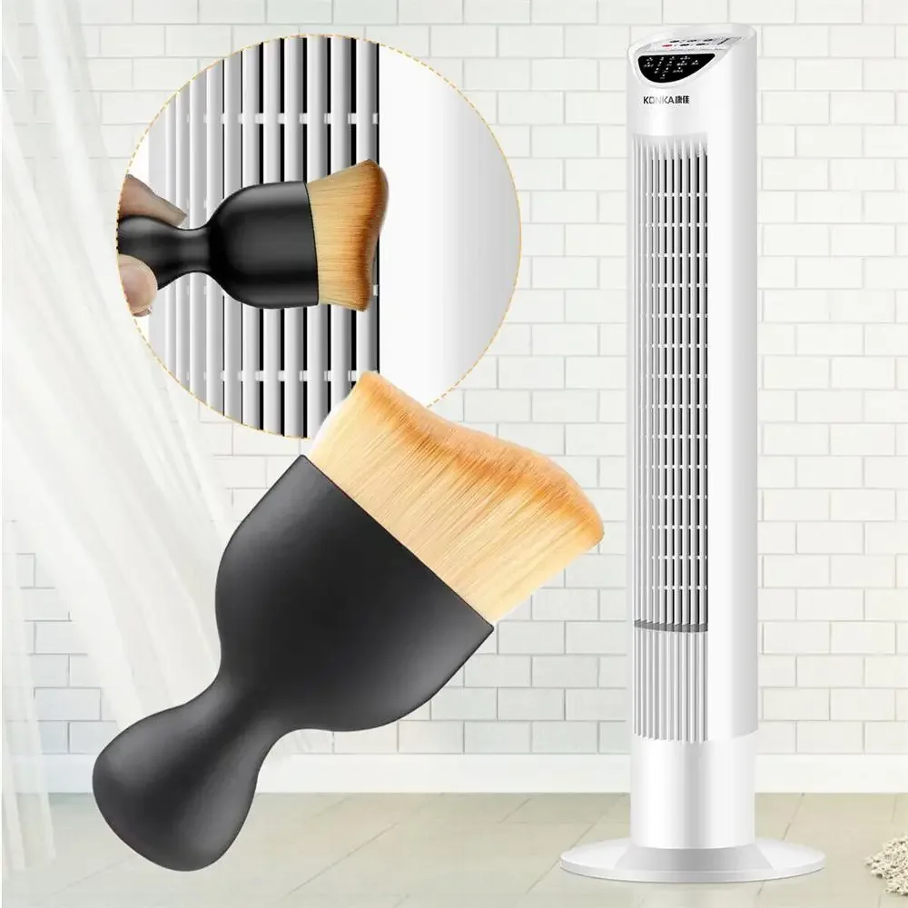 1PC manico corto spazzola per pulizia nail art strumento multifunzionale per la rimozione della polvere per manicure per trucco domestico e pulizia degli spazi vuoti