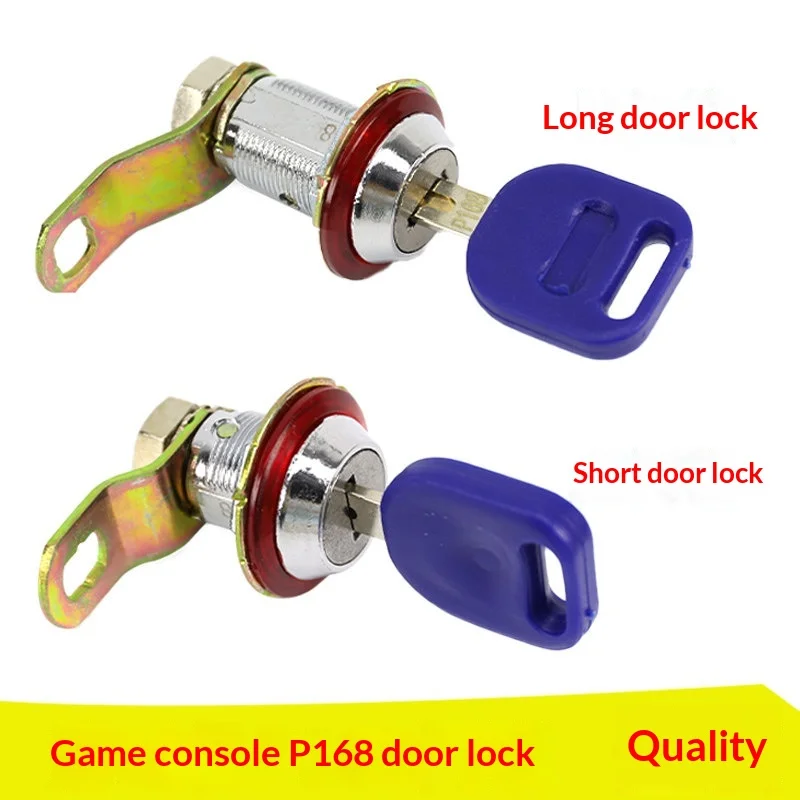 Universal Strong Texture Flat Key Lock for Coin Operated Basketball Machine Arcade Game Cabinet Door Accessory