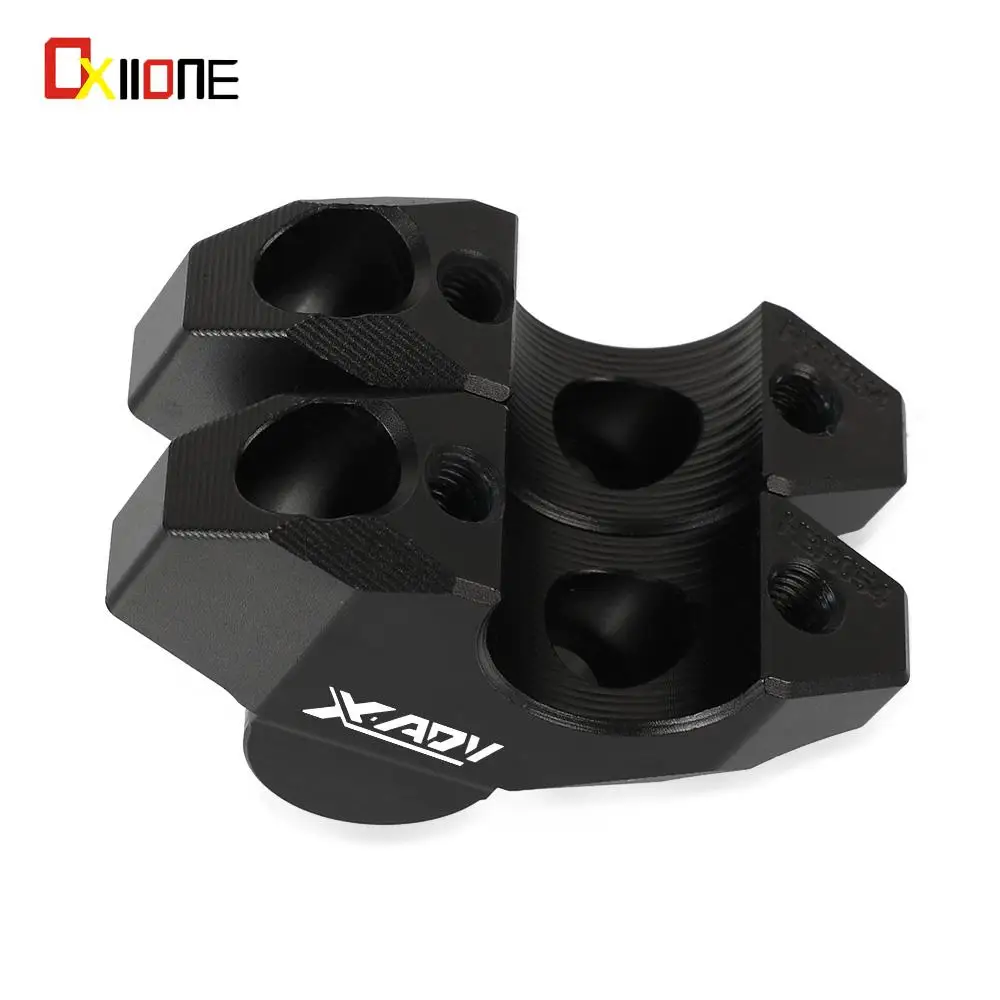 รถจักรยานยนต์Handlebar Risers Clamp Mounting Mount Riser CNCอลูมิเนียมสําหรับHonda X-Adv 750 Xadv 750 2017 2018 2019 2020 2021 2022
