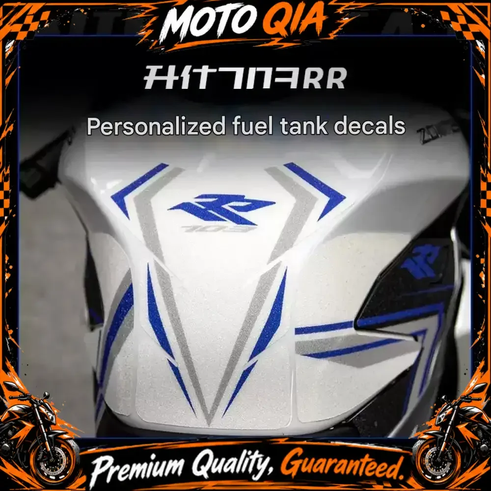 Motorcycle Fuel Tank Sticker Fishbone Anti-slip Sticker Protective Sticker Modification FOR ZONTES 703RR 703-RR 703 RR