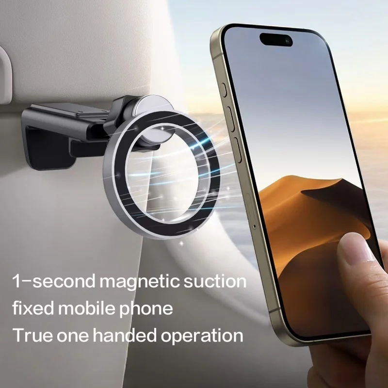 

Универсальный магнитный держатель для телефона, дорожный кронштейн, гибкое вращение, громкая установка для телефона в самолете, зажим для IPhone Xiaomi Samsung