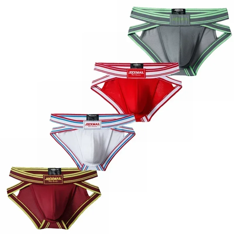 4pcs Men\'s Briefs Sexy Men Underwear Slip Homme Bikini Cueca Hombre Underpants Panties Calzoncillos Breathable or As Swimwear