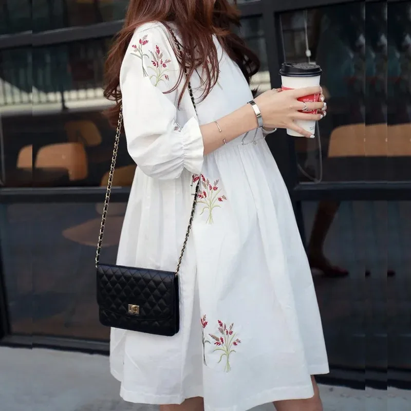 Maternity Clothing China Casual Floral Dress Cotton Loose for Pregnant Women Maternity Clothes Casual Pregnancy Maternity