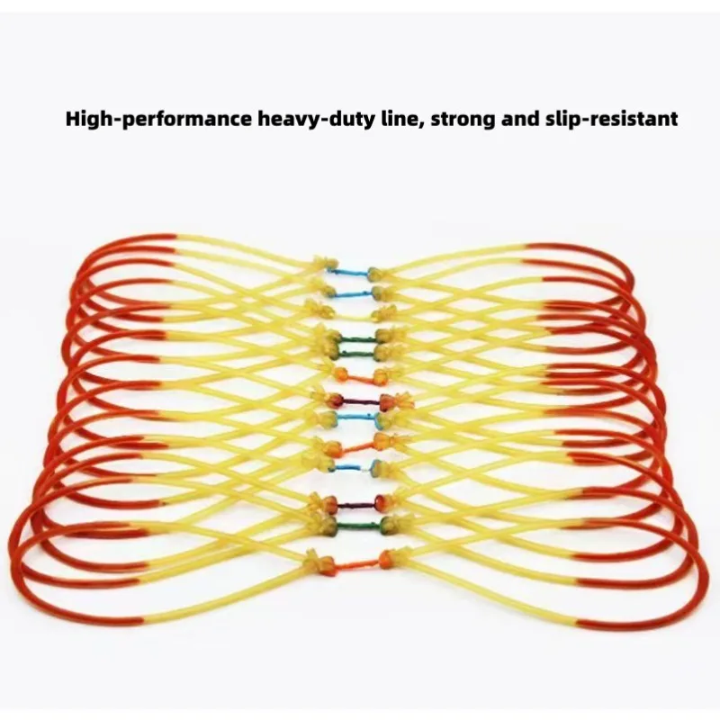 1745 Internal Penetrating Slingshot Latex Bands Traditional Fish Shooting Rubber Band Set for Catapult Fishing
