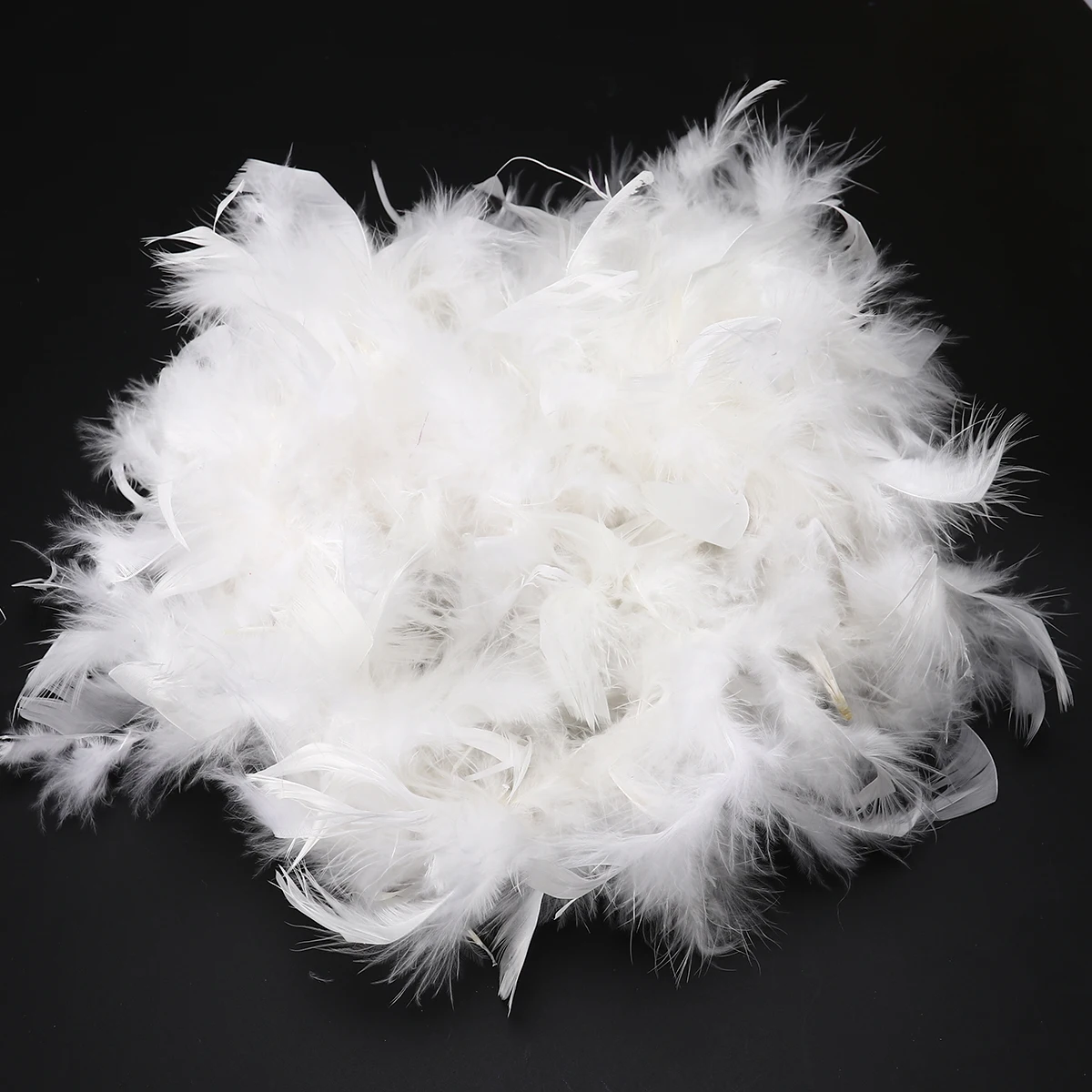 

Decorative Chandelier Boa Craft Decoration Creative Trim For Girls Adults 2M White Long Turkey Strip For