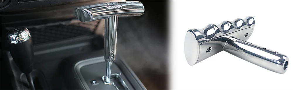 Schwermetall Zink legierung t Griff Schaltknauf für 2014-2017 Jeep Wrangler JK Dodge Ladegerät Heraus forderer Jeep Grand Cherokee Ram – Detail 3
