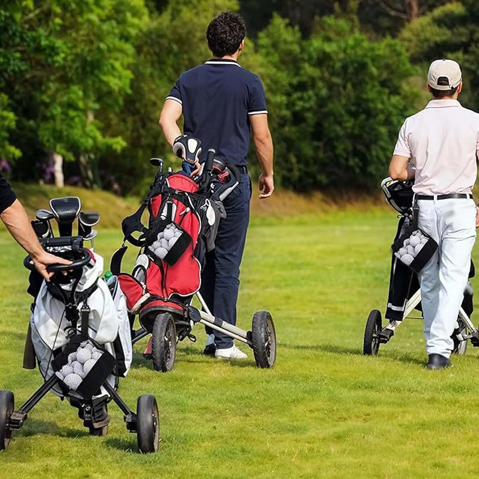 

Golf Ball Pouch Storing Drawstring Container Multipurpose Accessories Gifts