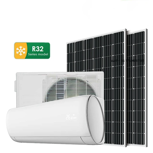 Off Grid Wall Split Smart Wifi AC DC Hybrid Solar Powered Air Conditioner for Hotels RVS