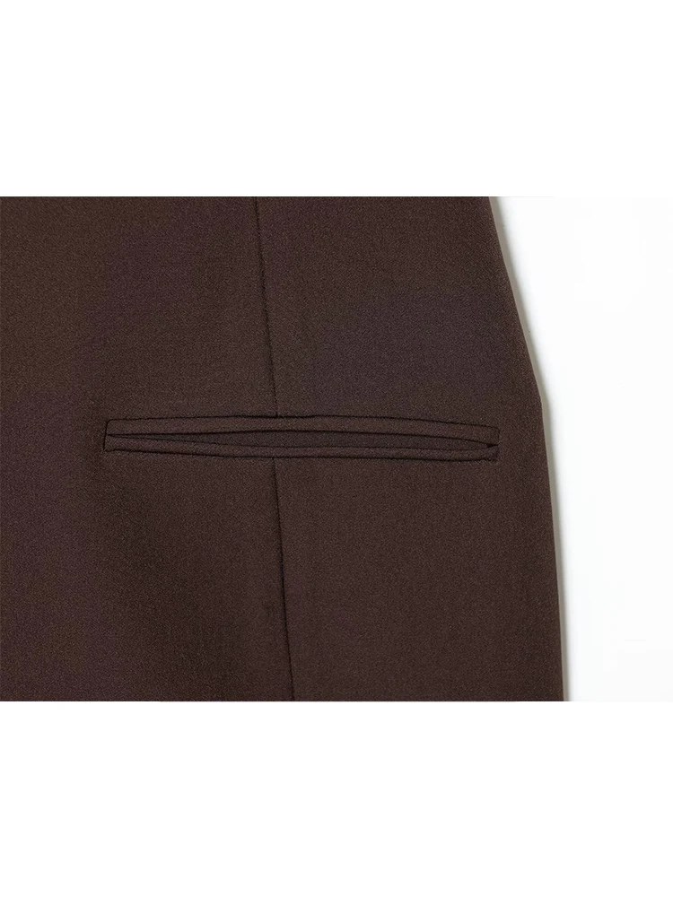 فستان نسائي قصير أنيق بأكمام قصيرة من TFMLN بقصة ضيقة وخصر عالٍ وأكمام قصيرة فساتين سادة بسيطة للركاب #5