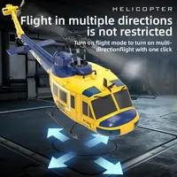 RC ERA C032 (Uh-1) 6ch Aileron Free Reverse Flying Stunt Helicopter Electric Remote-Controlled Airplane Model Toy Gift