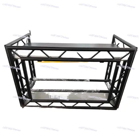 नाइटक्लब के लिए उच्च गुणवत्ता वाला बंधनेवाला और ऊंचाई-समायोज्य एल्युमीनियम डीजे बूथ स्टेज असेंबल हेडलाइनर मोबाइल डीजे टेबल 10 best sales डीजे टेबल - №5