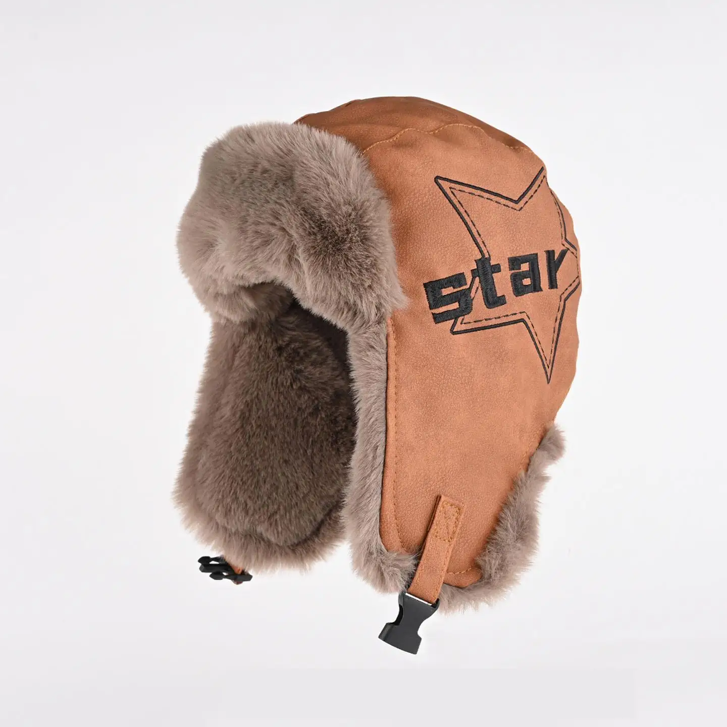 خمر منفذها قبعة الرجال النساء الشتاء سميكة المخملية فو الجلود الدفء سدادات حماية الأذن الباردة برهان قبعة الأذن رفرف إيرفلاب