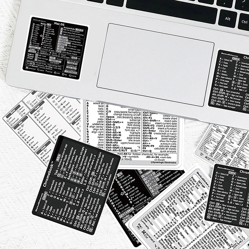 Autocollant de raccourci Adobe Photoshop, guide du clavier de référence rapide, 30 pièces