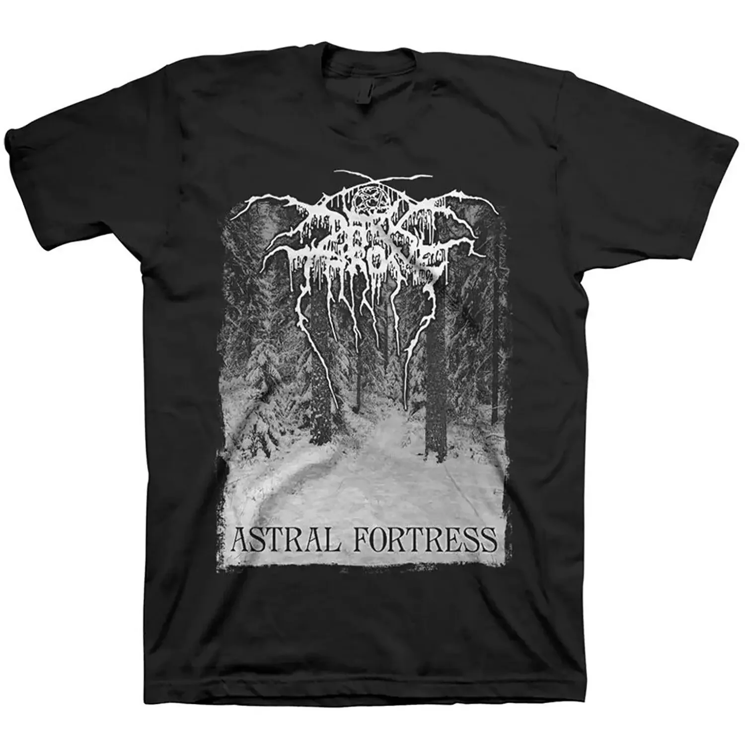 T-shirt Dark Throne Forest pour Homme, Noir Moyen