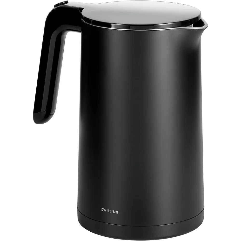 

Enfinigy Cool Touch 1.5-Liter Electric Kettle, Cordless Tea Kettle & Hot Water, Black