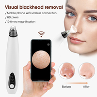 Visual Electric Blackhead Remover Device Pore Cleaner Facial Cleaning Black Dots Cleaner Suction Exfoliating Beauty Acne Pimple