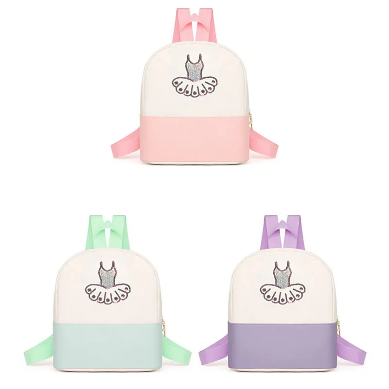 Girls Gym Bags Fitness Children's Pocket Kids Ballet Dance Shoulder Bags Waterproof Bag Ballerina Duffle Shoulder Backpack