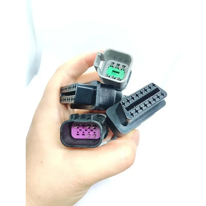 OBD To 8pin Diacrisis Adapter for Polaris All-terrain Vehicle OBD2 TO 6pin Connector for Bombardier BRP Moto ATV UTV Motorcycles