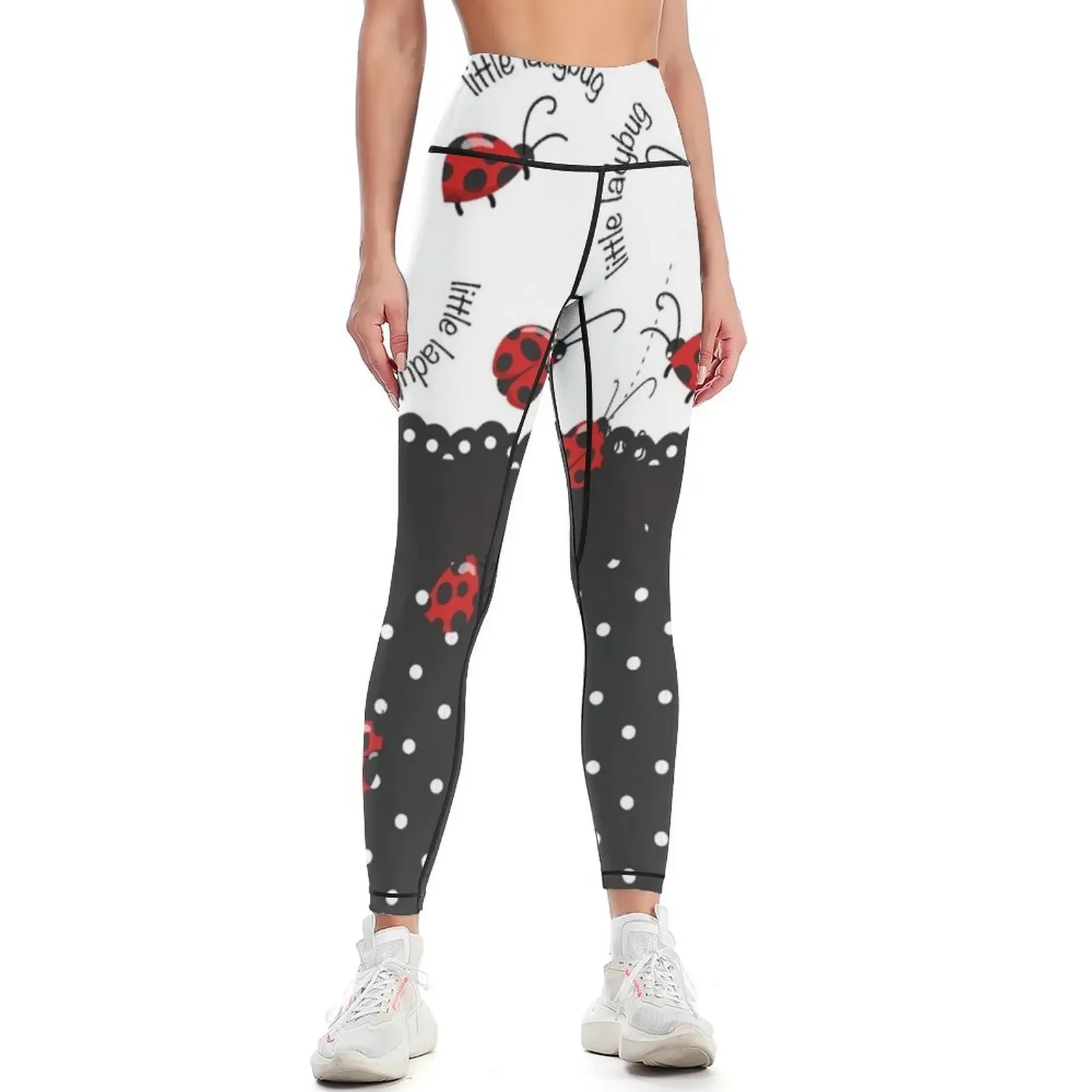 

Ladybug Entwined Leggings Sports pants woman Fitness woman sport legging Training pants Womens Leggings