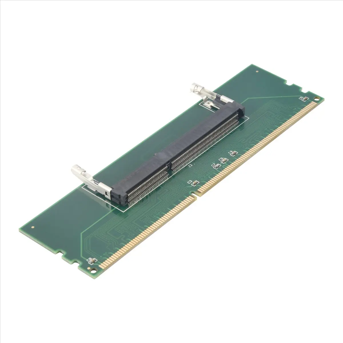 A59E 1.5V DDR3 204 Pin Laptop SO-DIMM to Desktop DIMM Slot Memory Adapter