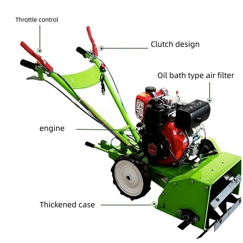 Agricultural Equipment 173 Weeding Machine Working Width 40 /50cm