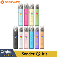 Original GeekVape Sonder Q2 Pod Kit 30W Vape with 1350mAh Battery 3ml Q Pod Cartridge 0.8ohm Electronic Cigarette Vaporizer