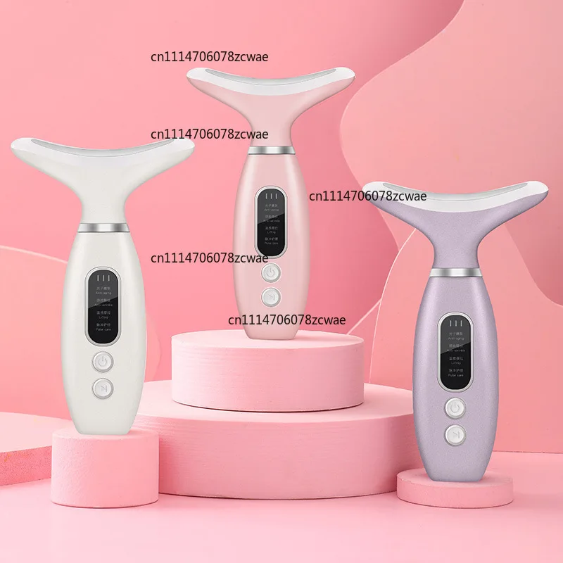 New Home Neck Beauty Massager, Microcurrent Face & Neck Dual Use Device for Neck & Nasolabial Folds