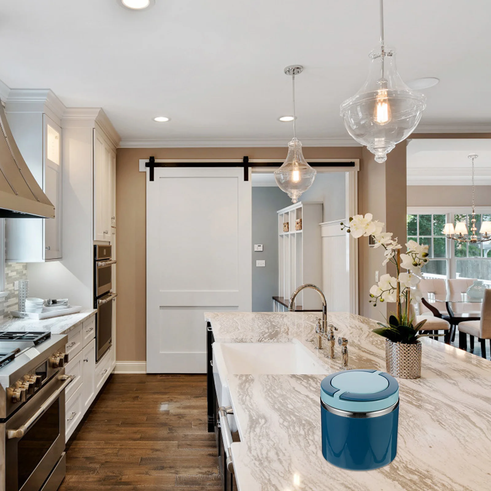 

1 pc Breakfast Portable Soup Leakproof Heat Preserving Serving Serving Breakfast Cup Milk Cup Storage Container 630Ml