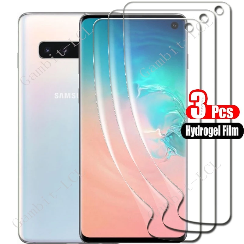 For Samsung Galaxy S10 4G 6.1 GalaxyS10 SM-G973F G973U G973W HD Soft Hydrogel Film Full Protective Screen Protector Cover