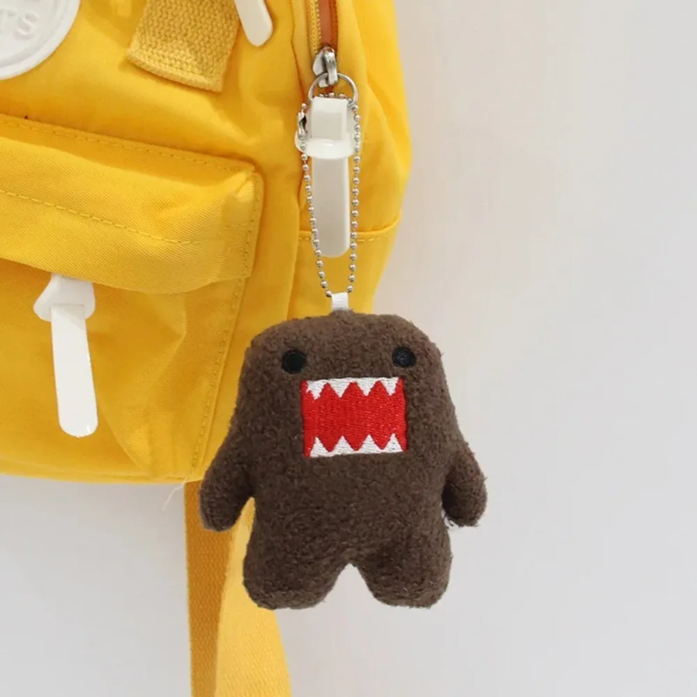 Kawaii Cute Domo Kun Plush Keychain Ball Chain Cartoon Anime Kawaii Cute Bag Keychains Small Xmas Gift