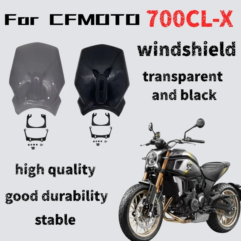 

For CFMOTO 700CL-X windshield modified motorcycle front windshield spring windshield retro style windshield accessories