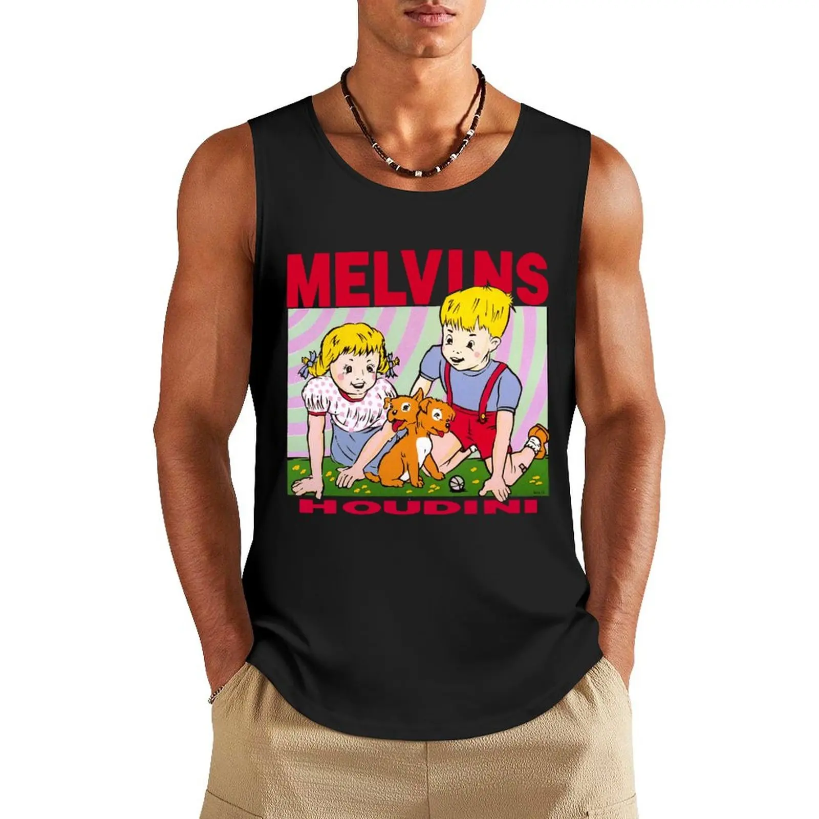 Melvins houdini Tank Top anime Male vest