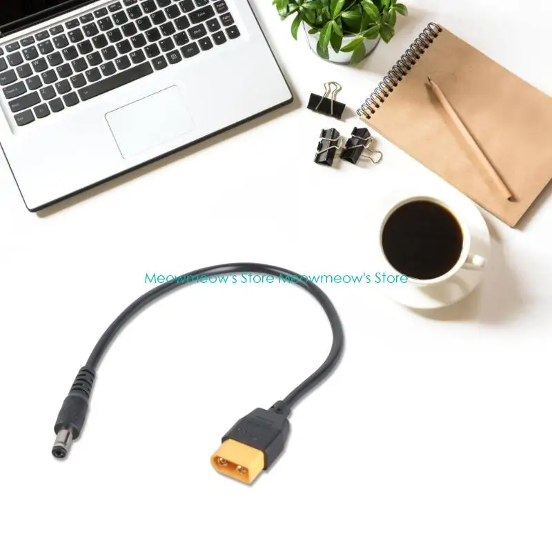 W91A XT60 Male To DC5.5x2.1mm/2.5mm 5A Charging Cable 20AWG For Drones Car Models Outdoor Power