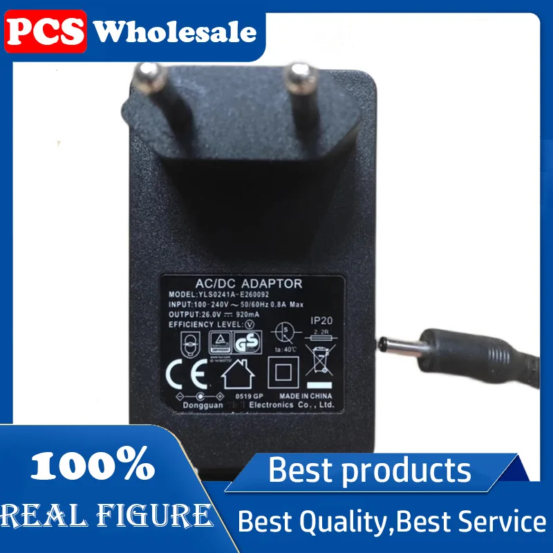 EU original European standard 26V920mA power adapter YLS0241A-E260092 Charger interface 3.5*1.35